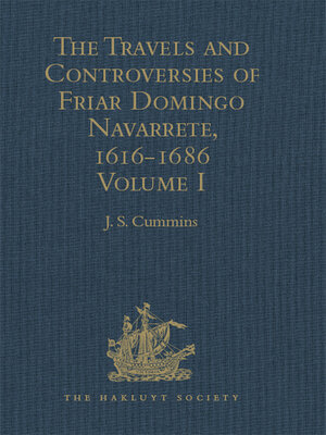 cover image of The Travels and Controversies of Friar Domingo Navarrete, 1616-1686
